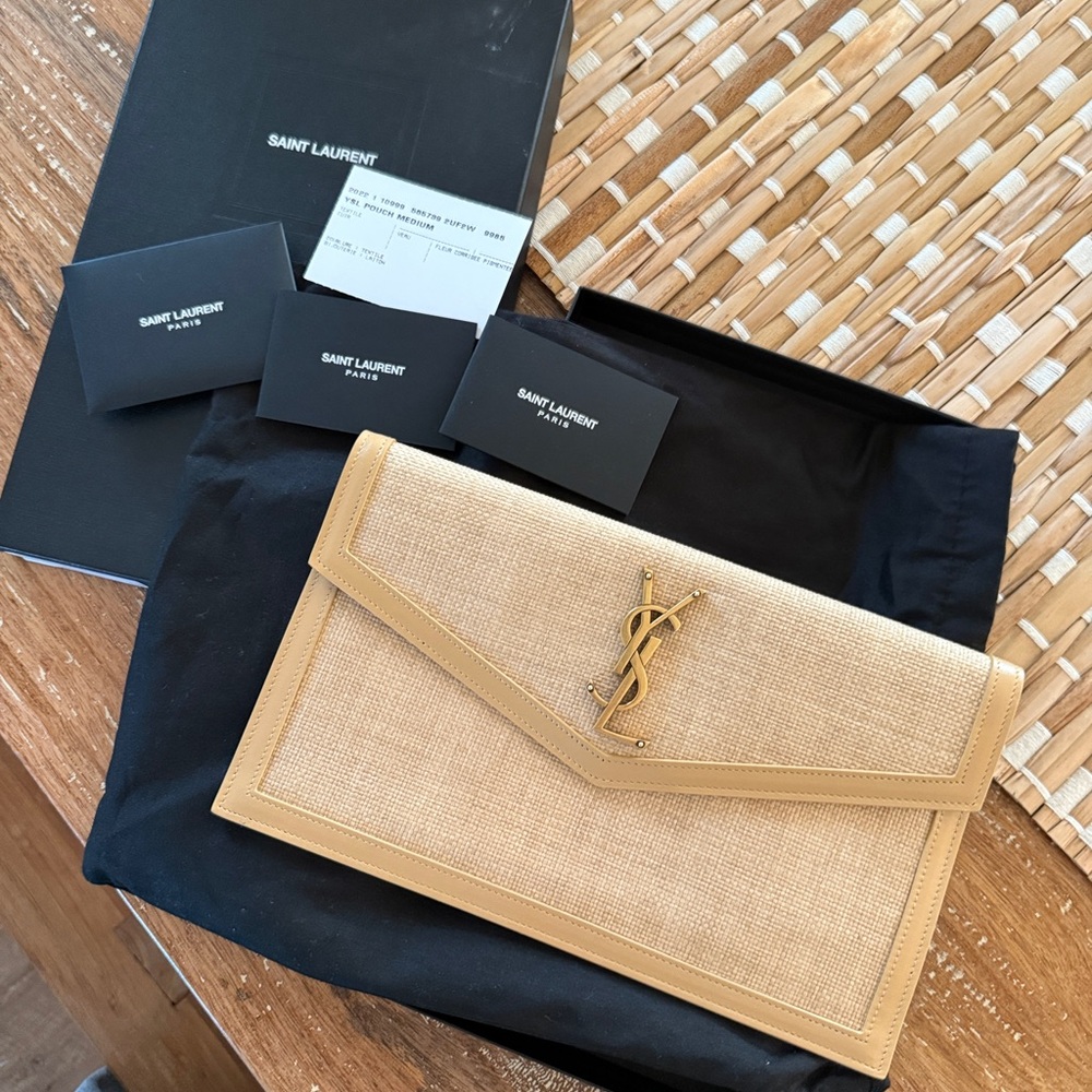 Saint Laurent Envelope Clutch
